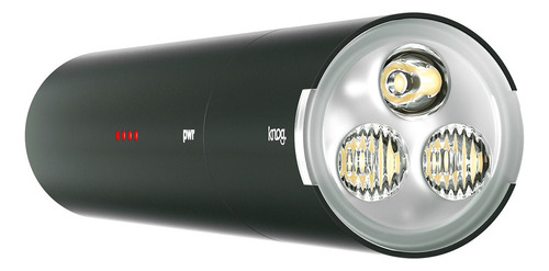 Farol Dianteiro Knog Pwr Road 700 Lumens Carga Usb Até 165h Cor Preto