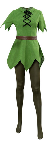 Disfraz De Peter Pan, Disfraz De Halloween Para Mujer Adulta