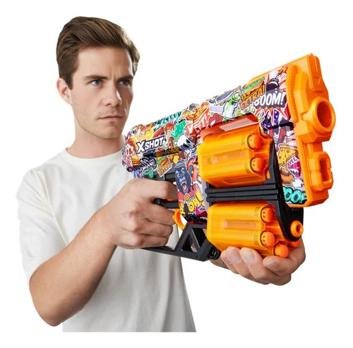 X-shot Pistola Lanzadora Dread Dart Blaster 12 Dardos Zuru