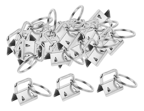 50 Piezas De Hardware De Llavero, Con Anillo Dividido,