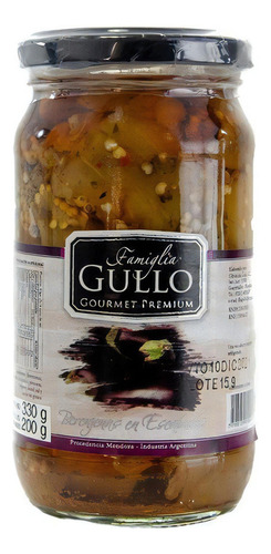 Berenjena en escabeche artesanal Gullo sin conservantes 200g