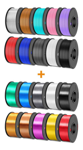 Filamento Para Impresora 3d 88.18 oz Multicolor Petg Sunlu +