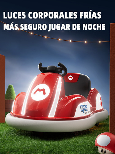 Mario Kart Go Kart 12v Montable Eléctrico Con Sonidos Drift