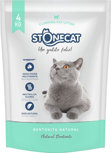Imagen 1 de 10 de Piedritas Sanitarias Stonecat Aglomerante 4 Kg X 6 Unidades