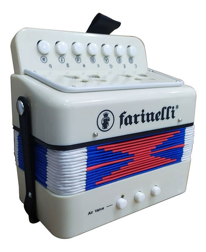 Acordeón Infantil Farinelli 7 Botones Y 2 Bajos Acifbl