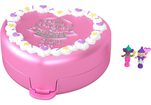 Polly Pocket Set De Juego Compacto Fiesta De Cumpleaños.