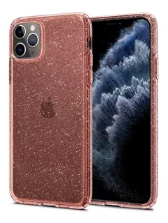 Capa Spigen Liquid Crystal Glitter iPhone 11 Pro Max Orignal Cor Glitter Rose Quartz