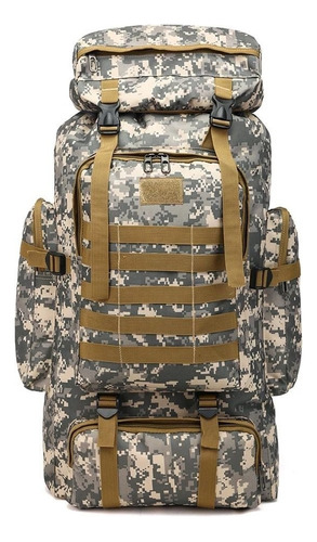 Mochilas Tactica Militar 70litros Camping Viaje Pixel