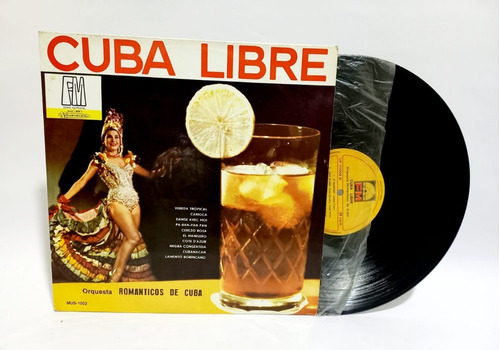 Disco Lp Orq Romanticos De Cuba / Cuba Libre