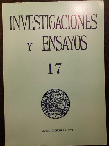 Academia Nacional De La Historia-investigaciones Y Ensayos17