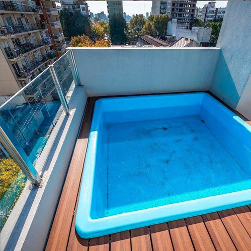 Imagen 21 de 30 de Departamento De Un Ambiente Divisible Diseño Único: Pileta, Terraza Y Parrilla Propias!