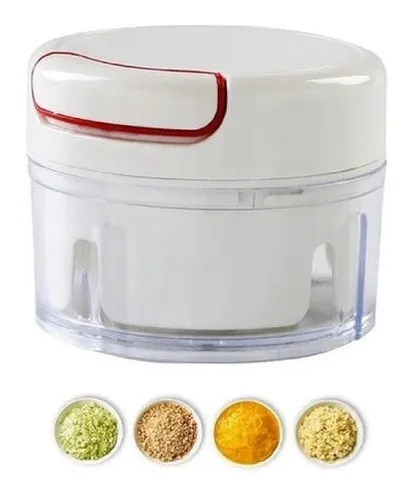 comprar Mini Multi Processador Triturador Manual 2 Lâminas Inox Alho