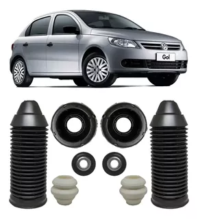 Kit Batente Amort Dianteiro Vw Gol Voyage G5 / Up / Virtus