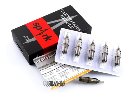 Imagen 7 de 7 de Tattoo Cartuchos Pen Spark Prime Membran Caja X20 Liner Rl9