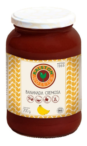 Imagem 1 de 2 de Bananada Cremosa Ralston 700g