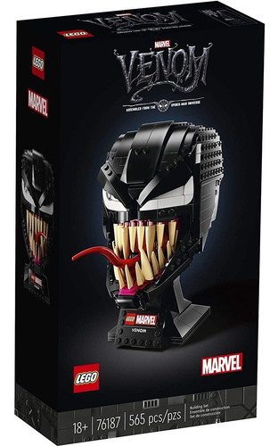 Bloque Lego Marvel Mascara Cara De Venom 565pcs Busto Febo