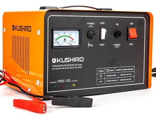 Cargador De Baterías 40 Amp 12/24v Kushiro Con Auto Stop