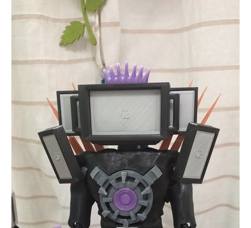 Skibidi Toilet Titan Tv Man Mejorado 3d