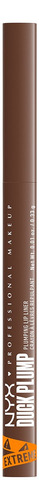 Delineador De Labios Duck Plump De Nyx Professional Makeup Syrnge Siena
