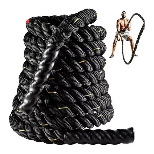 Cuerda Battlet Rope Crossfit Funcional 3,8cm X 9mtrs Largo