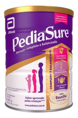 Abbott Pediasure em pó baunilha 850gr