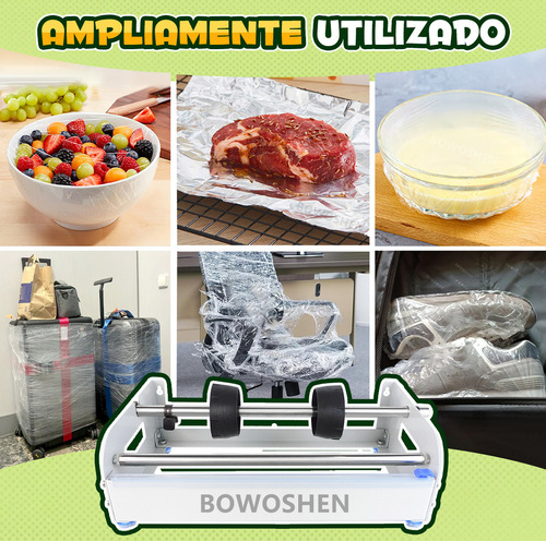 Bowoshen Emplayadora De Alimentos Acero Inoxidable Para Comercial 43cm