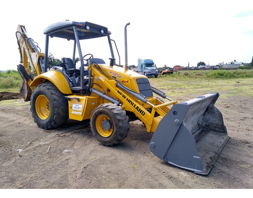 Retroexcavadora New Holland B90b Año 2008 Doble Tracción 4x4