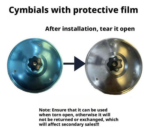 Car Crash Cymbal, Mini Platillos Bateria De Choque De