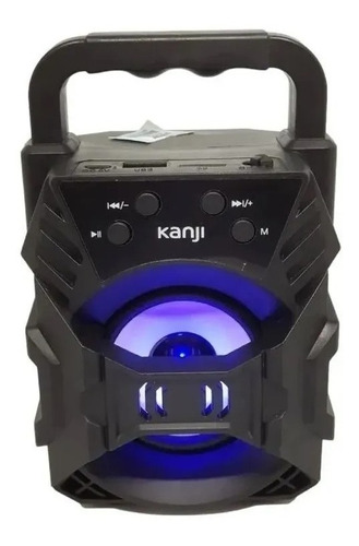 Parlante Portatil Rgb Bluetooth Radio Con Luz Led Kanji Vibe