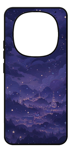 Funda Pueblo De Noche Compatible Con Xiaomi Case Tpu Redmi Note 8