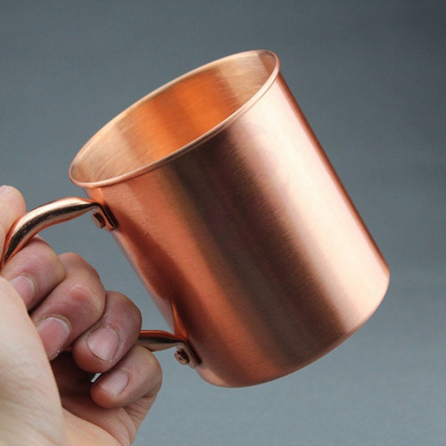 L Taza De Cobre Puro Taza De Cerveza*450ml