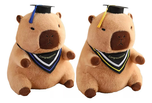 Muñeco De Carpincho De Peluche Con Gorra De Graduación, 2 Un