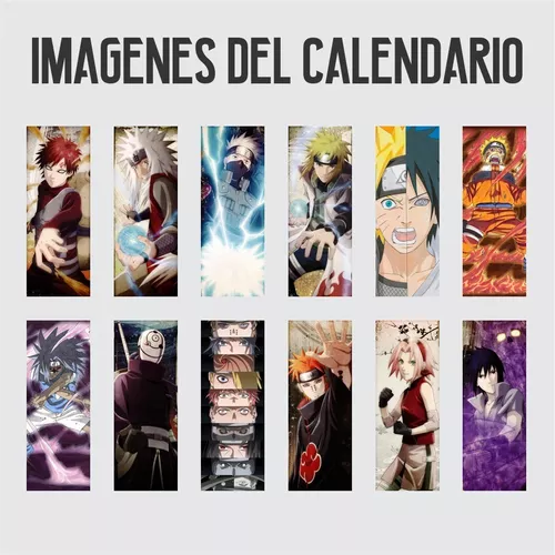 Calendario Naruto 2023  Calendário, Anime, Escola