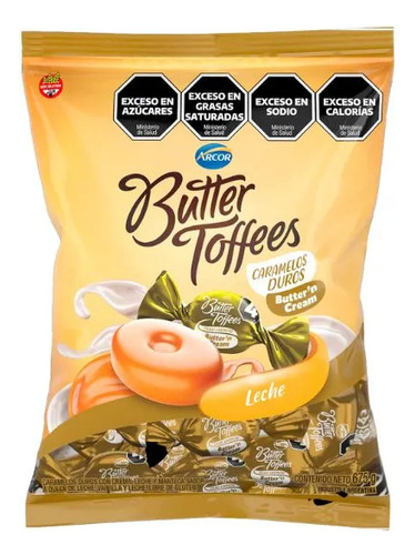Butter Toffees Caramelo Duro Butter N Cream X 675g