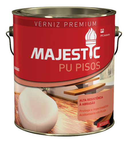 Plastificante Para Pisos De Madera Renner Pu Pisos - 3,6 Lts