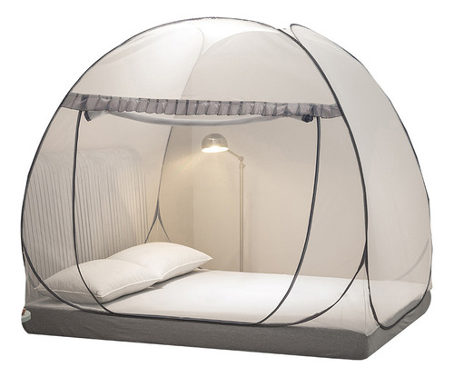 Carpa Mosquitera Desmonable Con Fondo Para Cama Individual