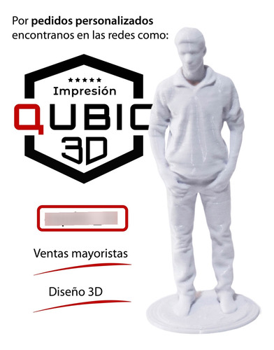 Figura Persona A Escala Para Maquetas 1/20 Hombre