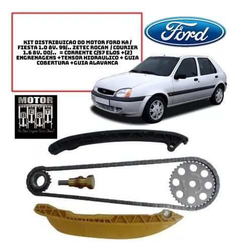 Kit Distribuição Ford Fiesta 1.6 8v 2000 - Em Diante