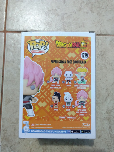Funko Pop Super Saiyan Rose Goku Black 1279 Dragon Ball Z (Usado)