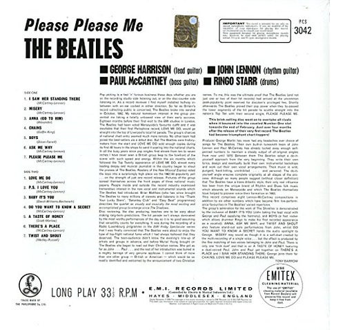 Vinilo: Los Beatles - Please Please Me