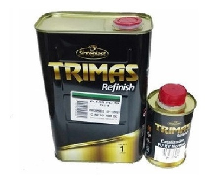 Imagen 2 de 4 de Laca Automotor Poliuretanica Clear+catalizador 1l Alto Brill