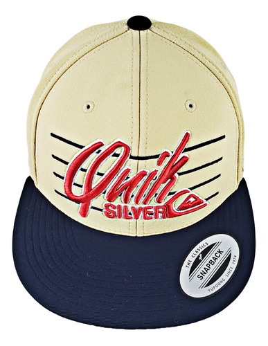 Boné Quiksilver  Snapback Original Regulagem Aba Reta 1944