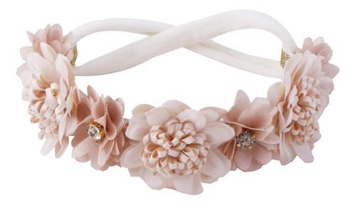 Diadema De Flores Para Niñas Elástica Diademas De Flores