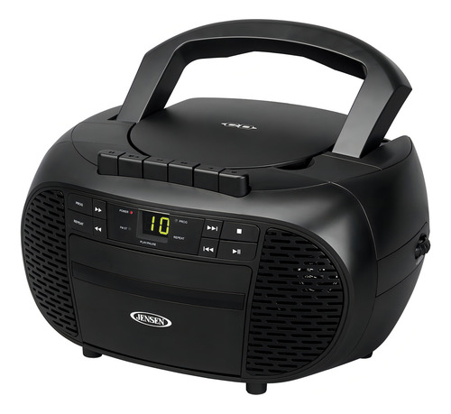 Jensen Cd-550 - Grabadora De Cassette De Disco Compacto Con Radio Am/fm