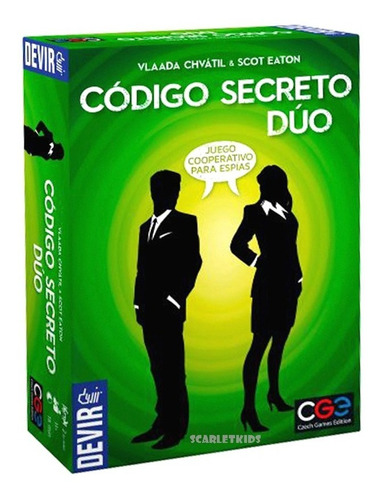 Codigo Secreto Duo Devir Español Juego De Mesa Scarlet Kids