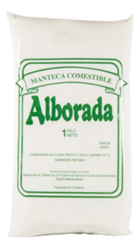 Manteca Comestible 1kg (panaderia Y Pasteleria)