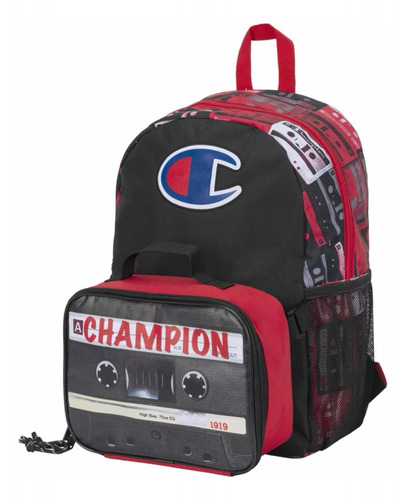 Champion Mochila Con Lonchera Diseño Estampado Original