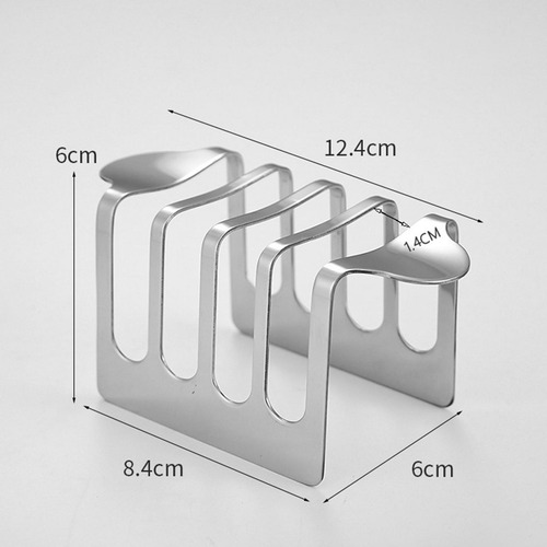 Soporte Para Mini Tostadas, Soporte De 4 Ranuras Con Asa