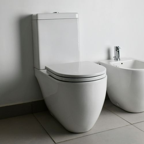 Combo Inodoro + Deposito + Asiento + Bidet 1a Ferrum Fontana