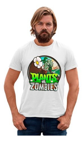 Playera Ojo Blanca De Juego Movil Plantas Vs Zombies